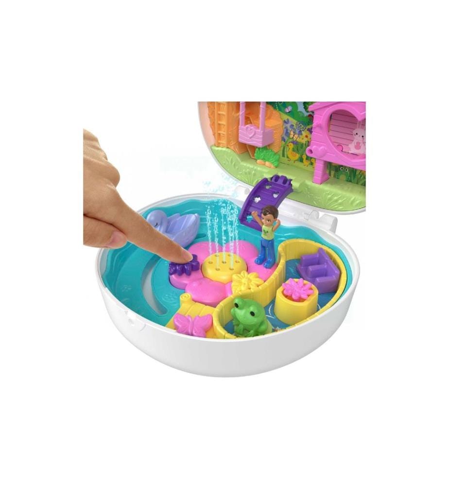 POLLY POCKET - Ensemble de pions POLLY POCKET - Coffret de fleurs et de lapins