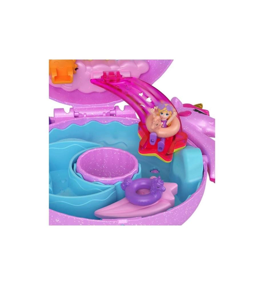 POLLY POCKET - Ensemble de pions Coffret POLLY POCKET - Licorne Pool Party