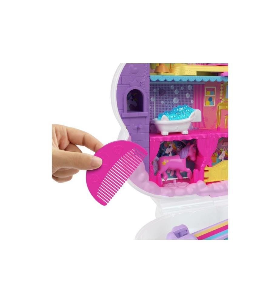 POLLY POCKET - POLLY POCKET - Einhorn Haarspiel Schatulle