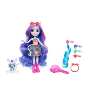 ENCHANTIMALS - Poupée Zebra Deluxe Doll