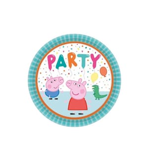 AMSCAN - Einwegteller PeppaPig 8 Stück