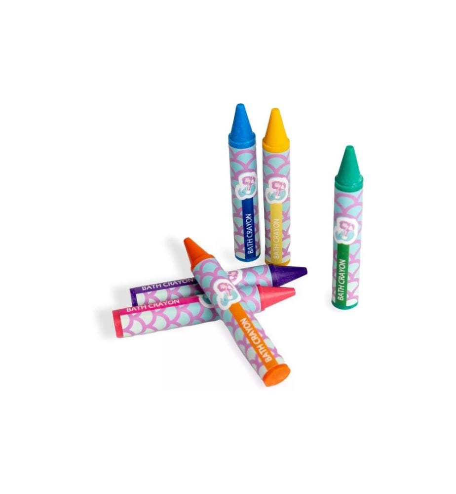 MARTINELIA - Plaisir dans la baignoire let's be mermaids: Bath Crayons 6 Pièce/s