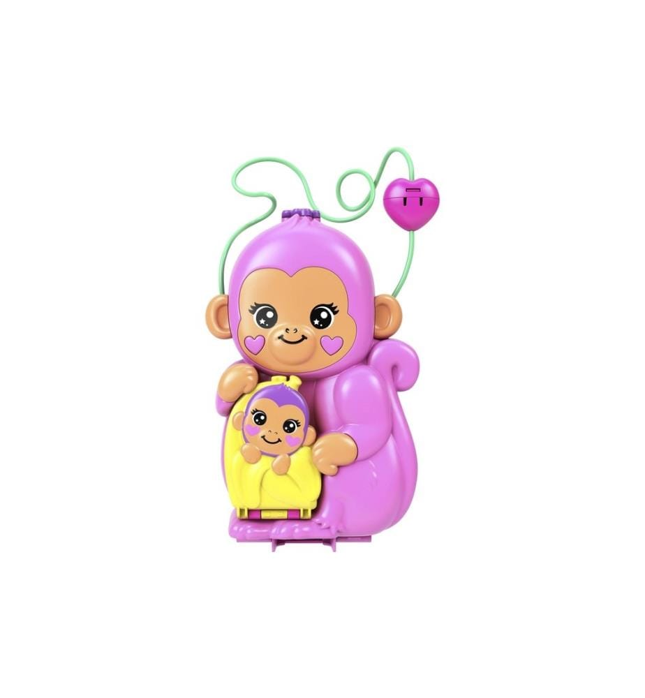 POLLY POCKET - Set de jeu Maman singe et son bébé