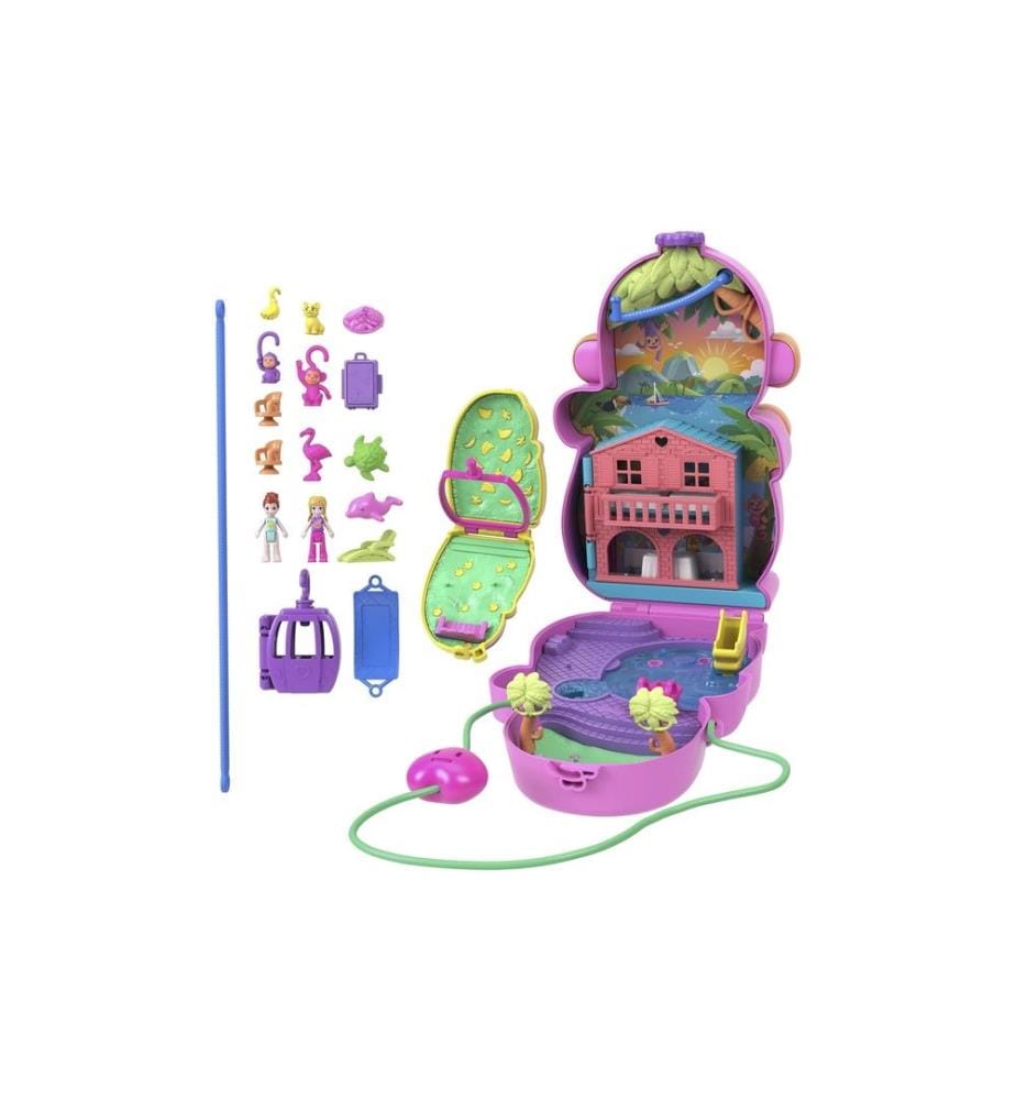POLLY POCKET - Set de jeu Maman singe et son bébé