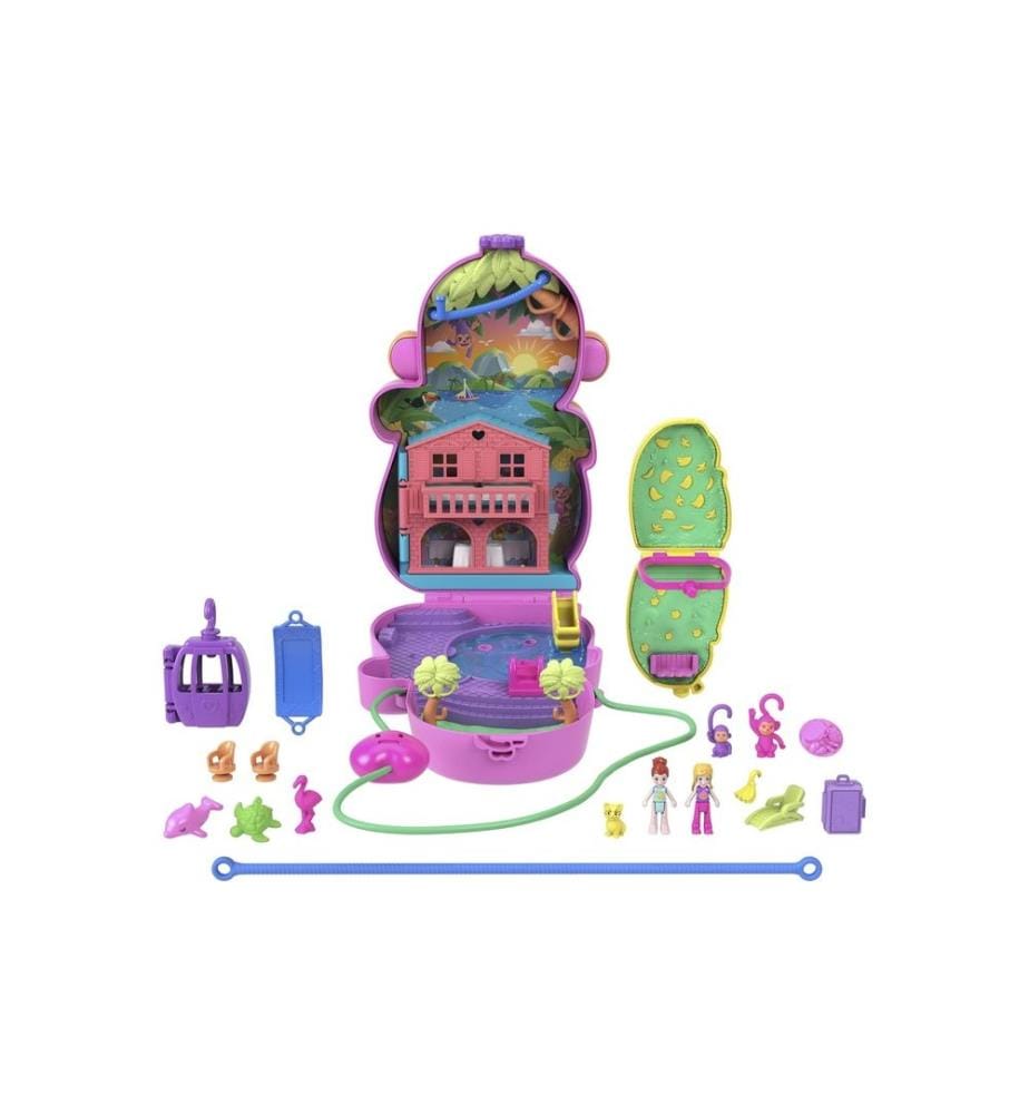 POLLY POCKET - Set de jeu Maman singe et son bébé