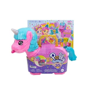 POLLY POCKET - Set de jeu 35e fête spéciale Licorne