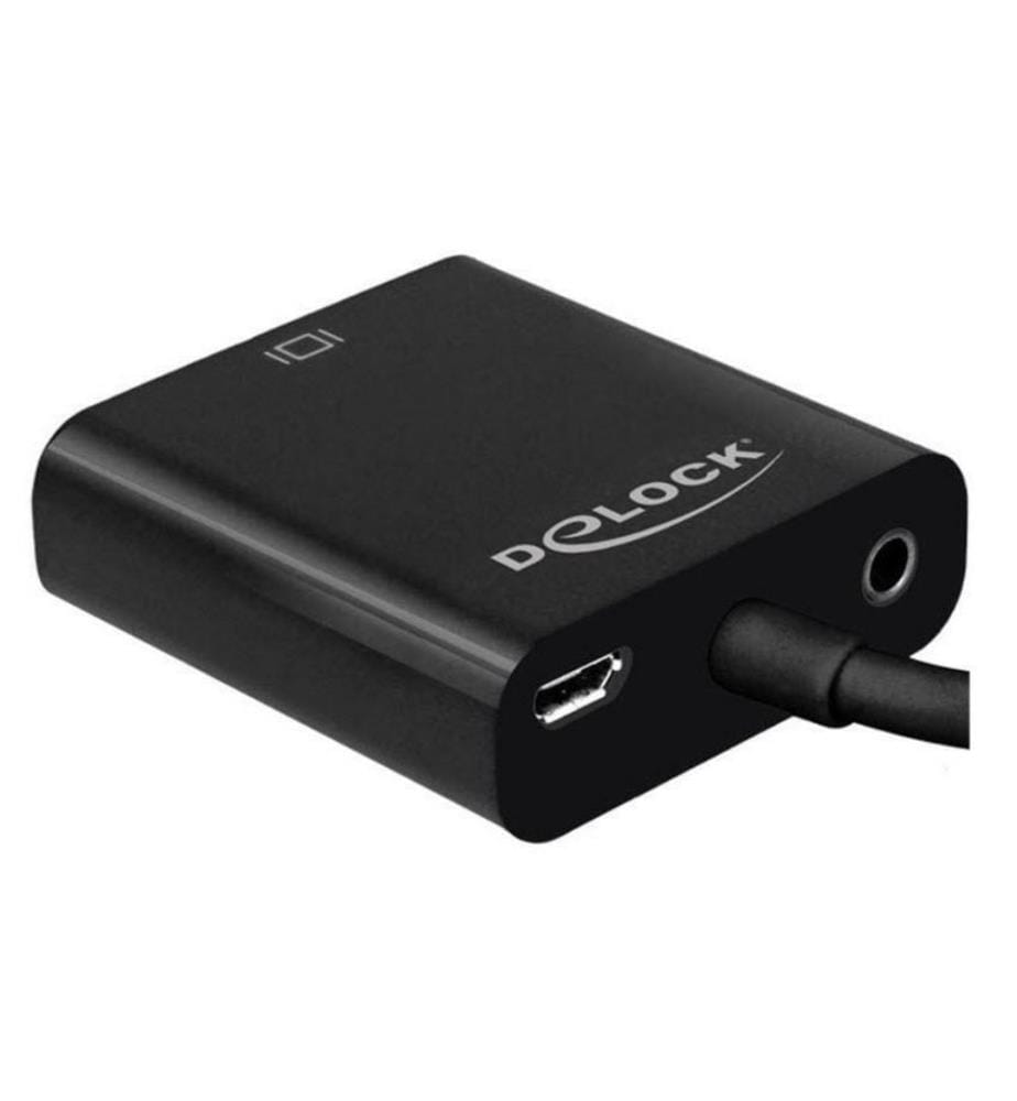 DELOCK - Adapterkabel Micro-HDMI – VGA mit Audio