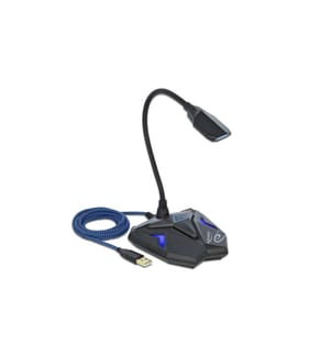 DELOCK - Microphone Jeux de bureau USB