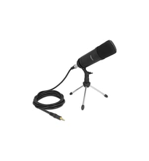 DELOCK - Microphone professionnel de podcasting avec connecteur XLR/3.5mm jack