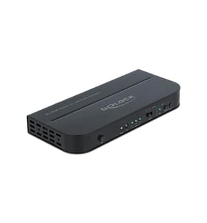 DELOCK - Commutateur 3 ports HDMI, avec extracteur audio HDMI
