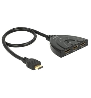 DELOCK - Distributeur 3 Port HDMI Switch 4K/60Hz