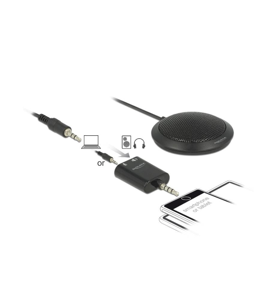 DELOCK - Kondensatormikrofon 3.5mm für Konferenz