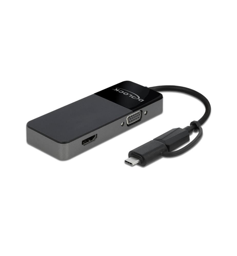 DELOCK - Adapter USB 3.0; USB Type-C - HDMI; VGA 4K 30Hz