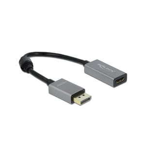 DELOCK - Adapter Displayport 1.4 - HDMI, 4k 60Hz, HDR schwarz