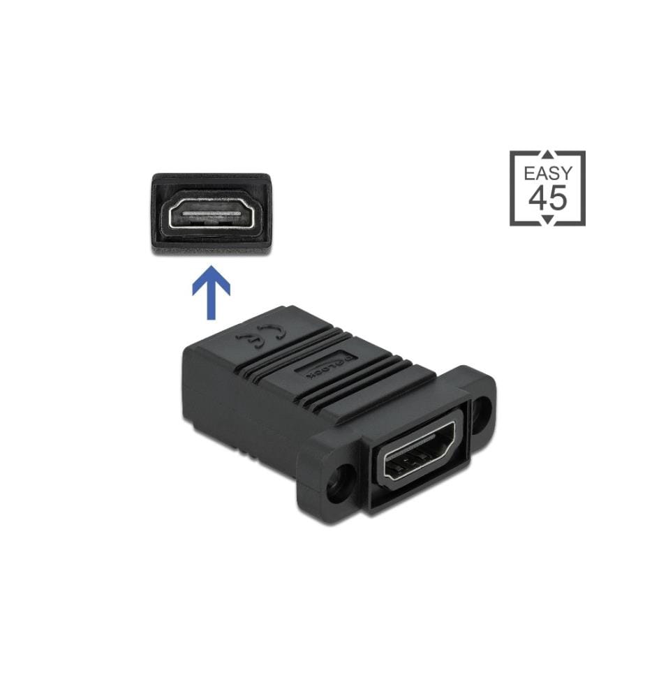 DELOCK - Easy 45 HDMI Adapter gerade HDMI - HDMI