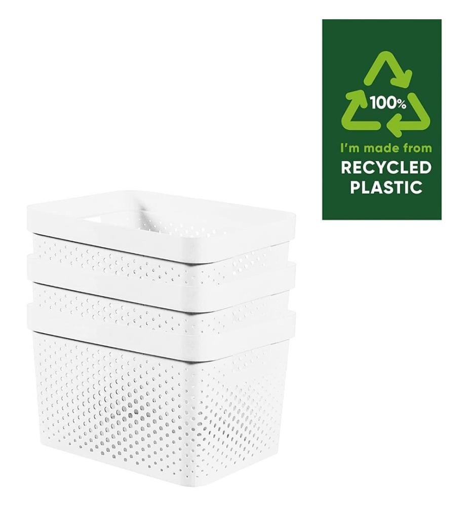 Curver CURVER Infinity Dots 3 x 17 Litre White… DeinDeal