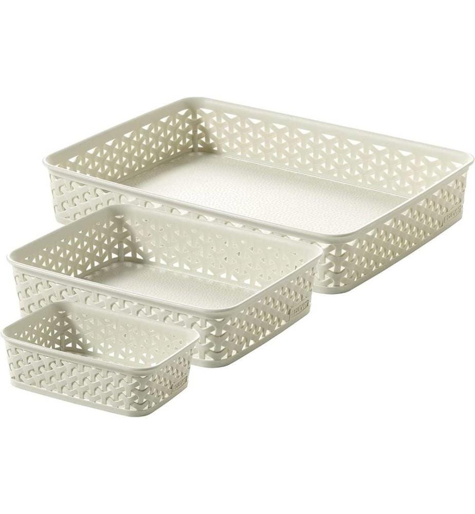 Curver CURVER My Style A4, A5, A6 Tray Set Whi… DeinDeal