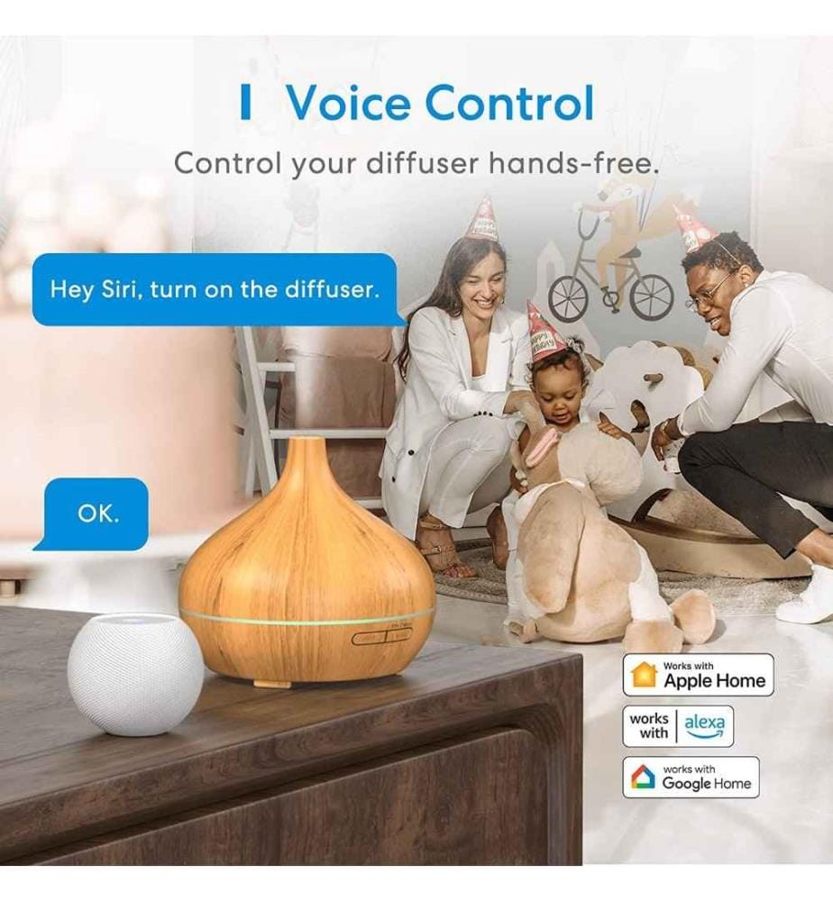 Meross Alexa Aroma Diffuser Works with Apple Hom… DeinDeal