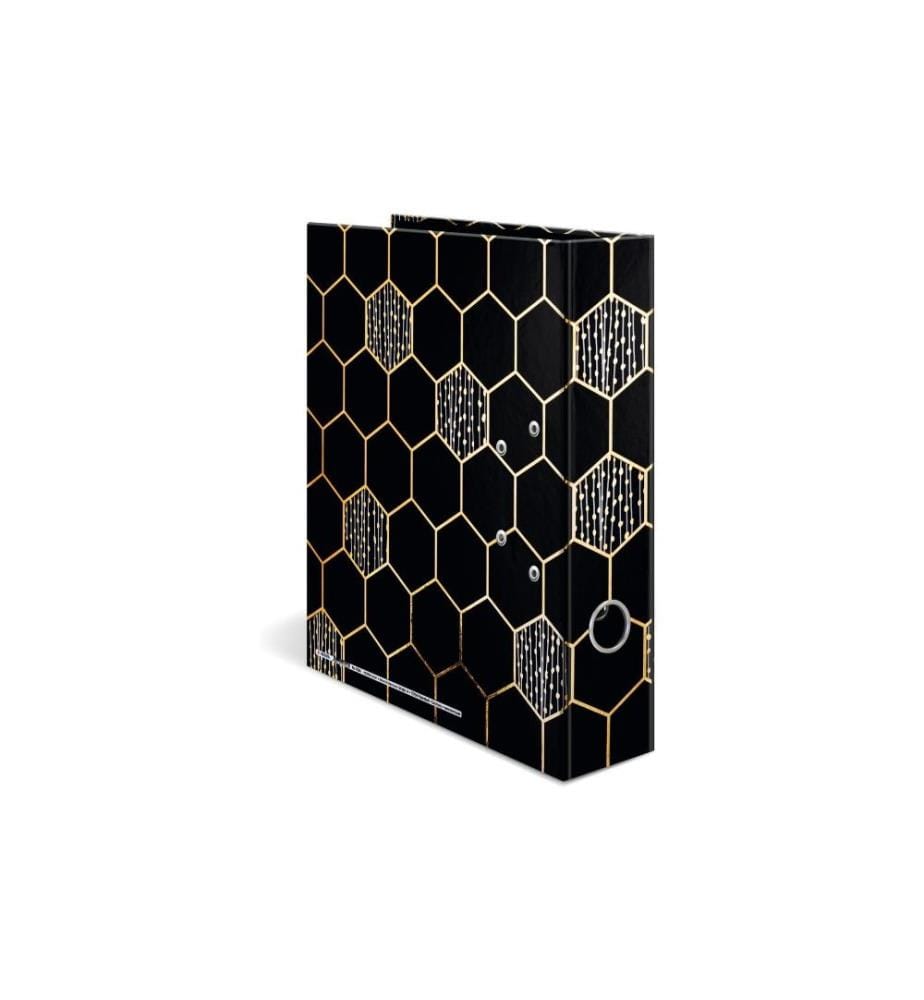 HERMA - Dossier Hexagone A4 7 cm, Jaune