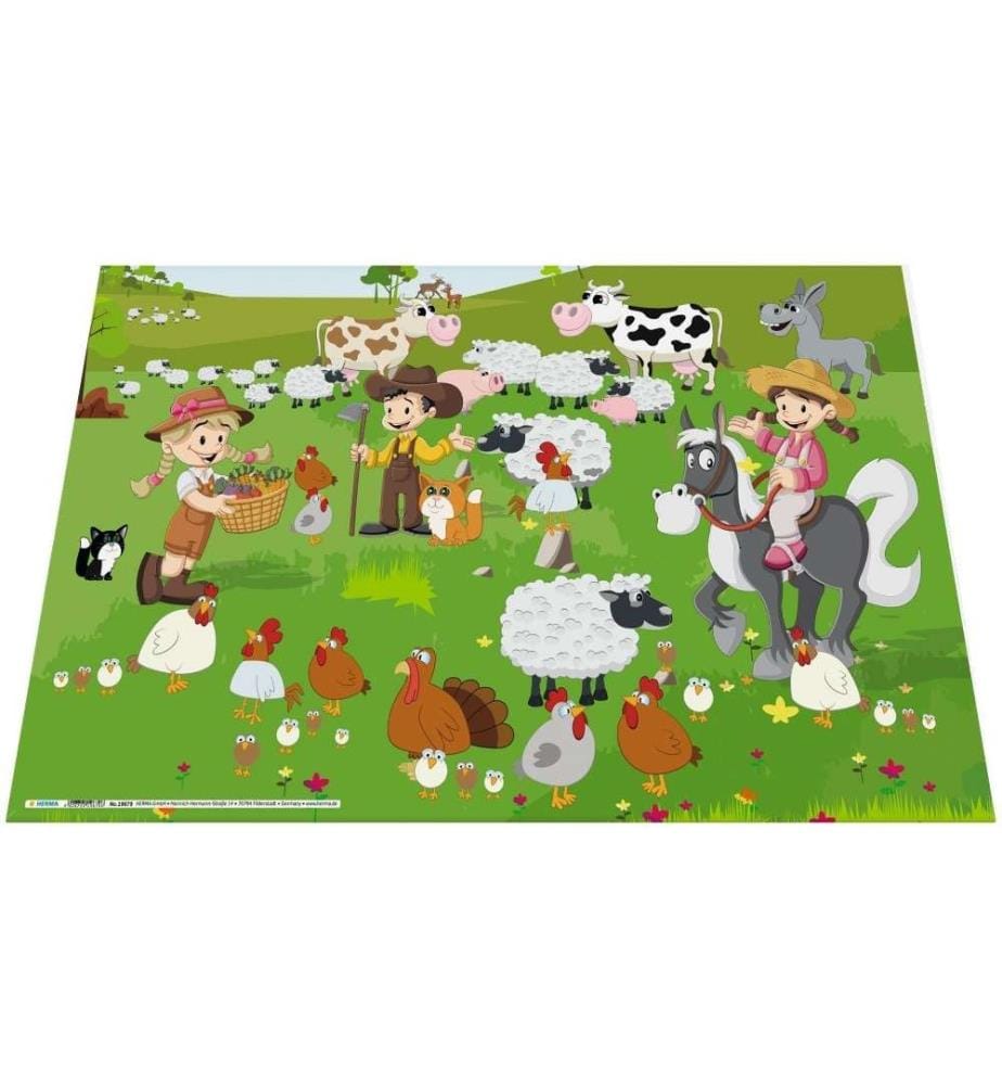 HERMA - Sous-main Petite ferme 55 x 35 cm