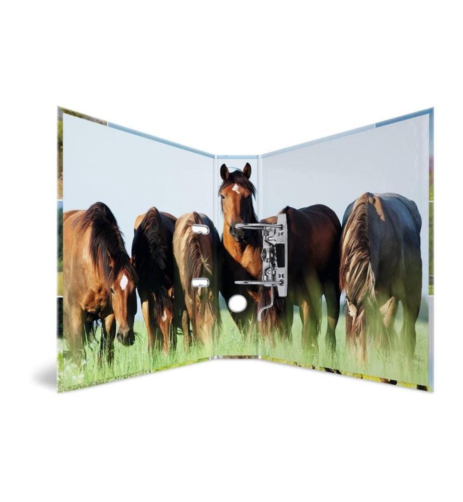 HERMA - Dossier Prairie pour chevaux 7 cm, Multicolore
