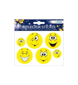 HERMA - Stickers Motivsticker Happy Face Reflektor