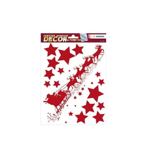 HERMA - Stickers Fensterbild Weihnachtsfahrt 1 Blatt