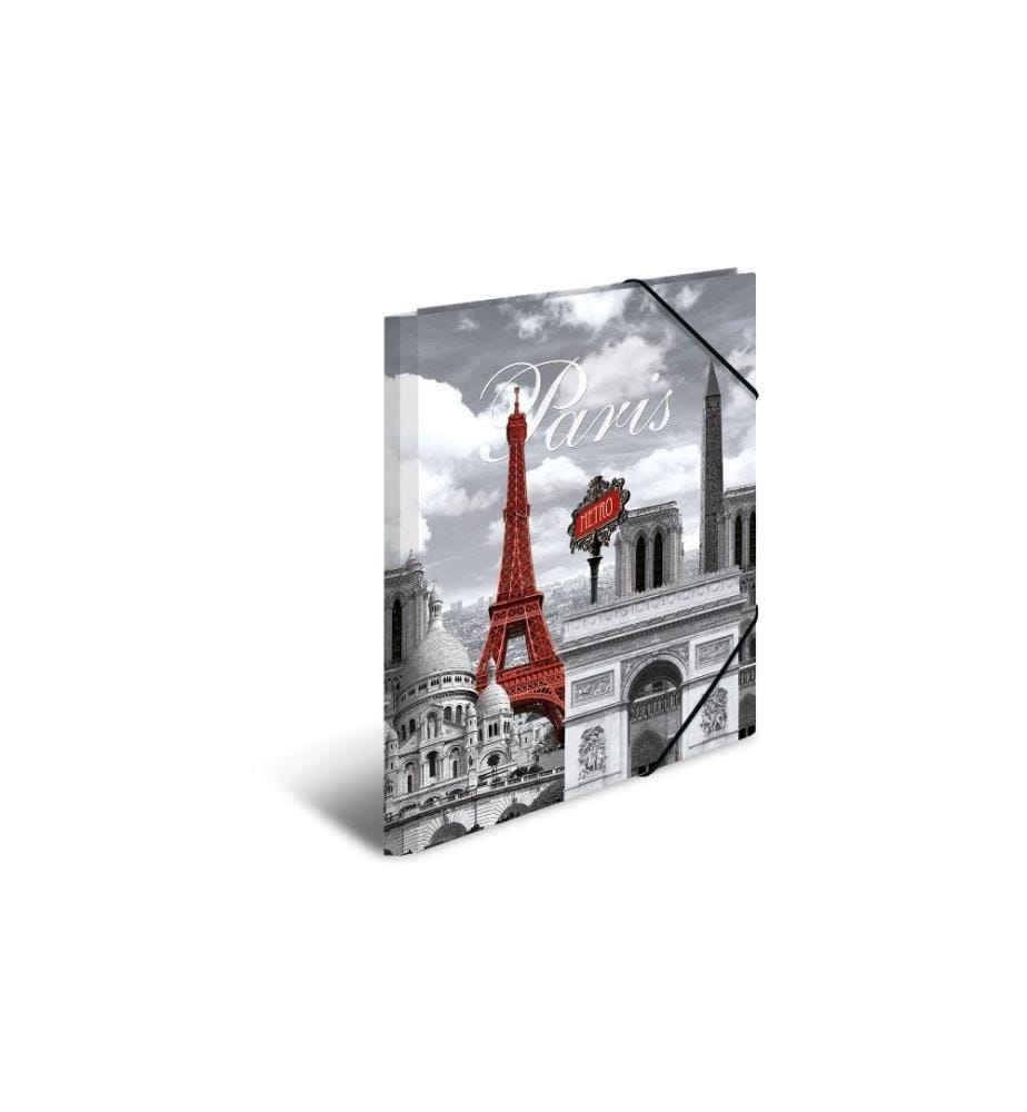 HERMA - Portfolio à ruban élastique Paris A3, Multicolore