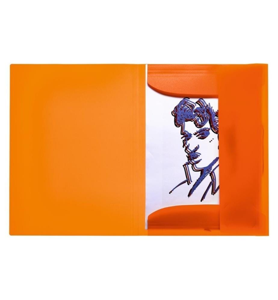 HERMA - Gummibandmappe Neon Neonorange