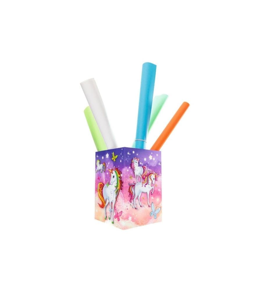 HERMA - Papierkorb Einhorn 15 l, Mehrfarbig