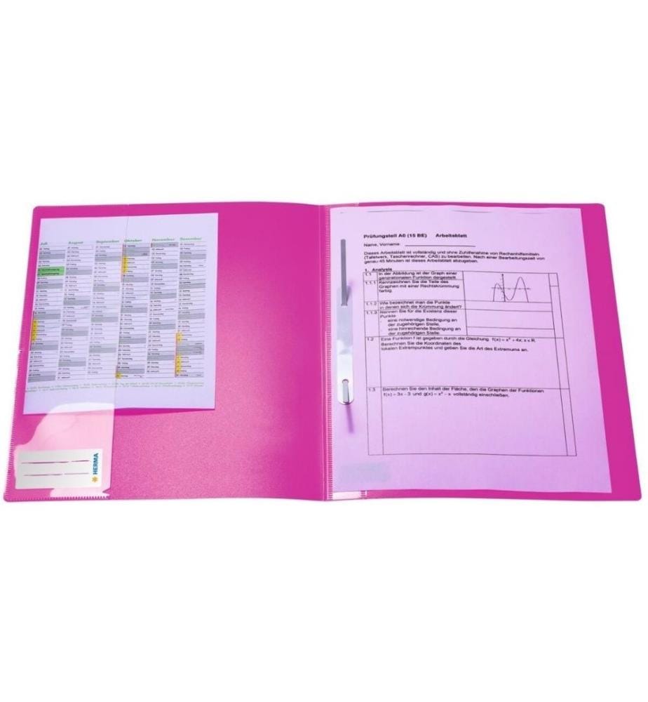 HERMA - Schnellhefter Neon Neonpink