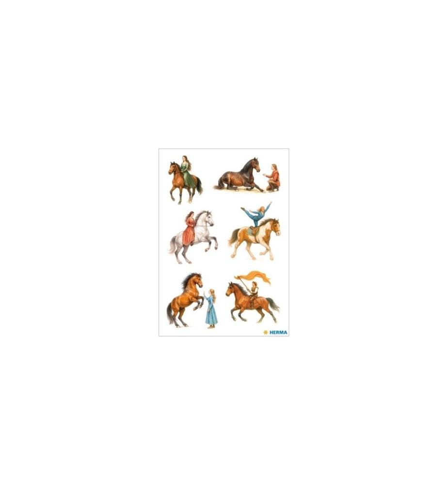 HERMA - Stickers Motivsticker Pferdeshow 3 Blatt / 18 Sticker