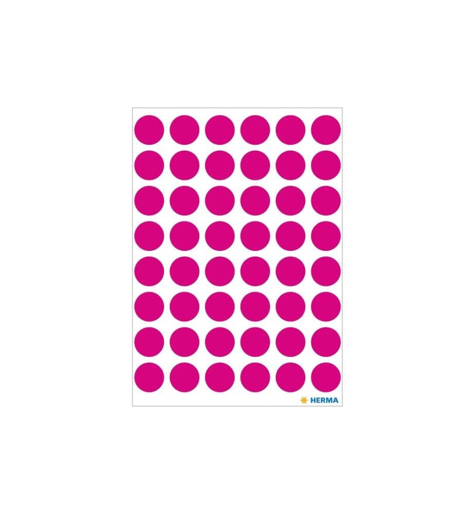 HERMA - Stickers Klebepunkte Vario Ø 13 mm, Pink