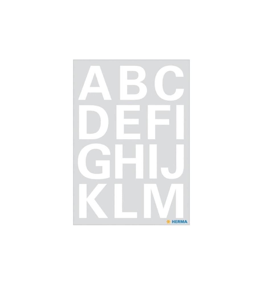 HERMA - Stickers Zahlensticker Buchstaben A – Z, 25, 2 Blatt
