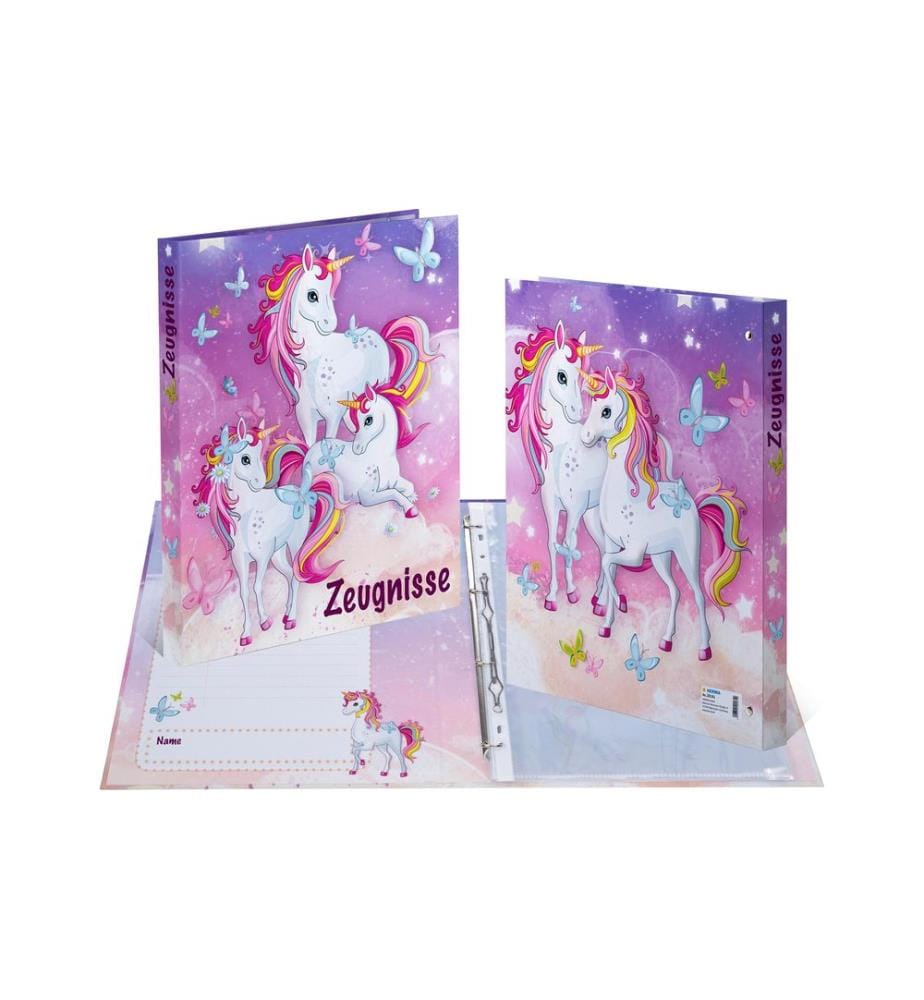 HERMA - Ringbuch Zeugnis A4 Einhorn 1 Stück
