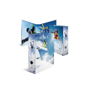 HERMA - Motiv-Ordner A4 Winter Sports 285 cm, Mehrfarbig