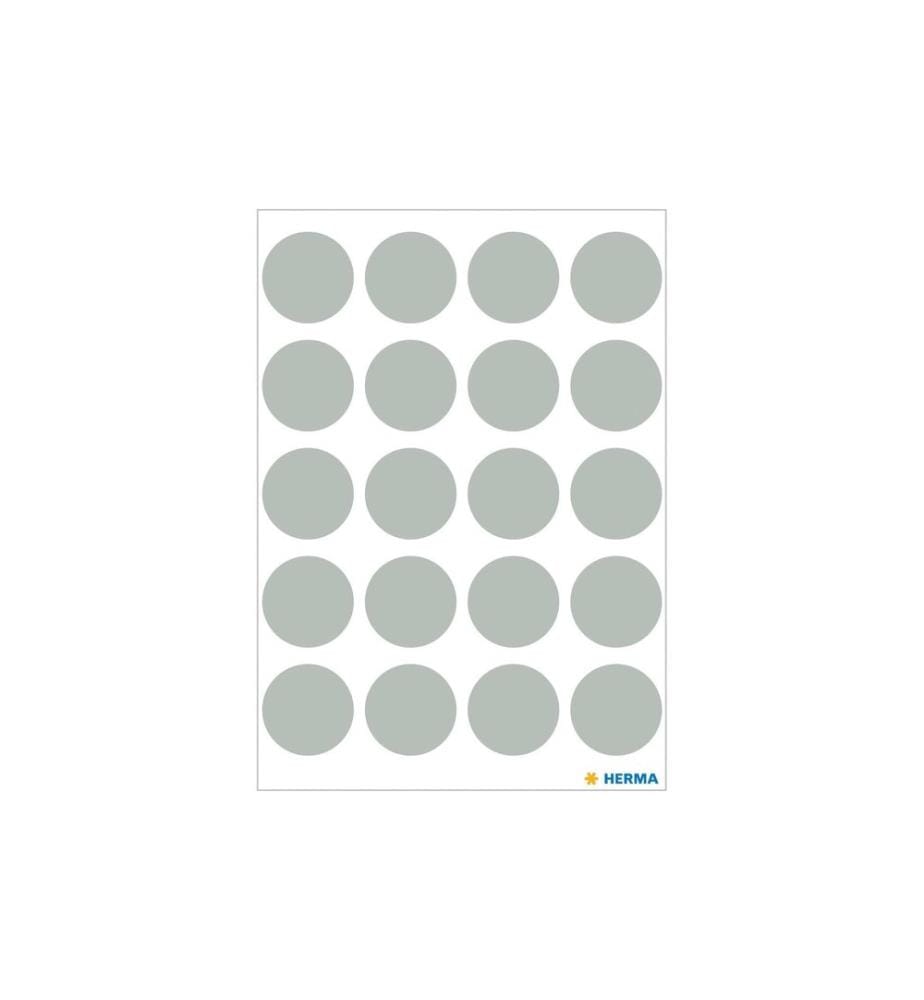 HERMA - Stickers Klebepunkte Vario Ø 19 mm, Grau