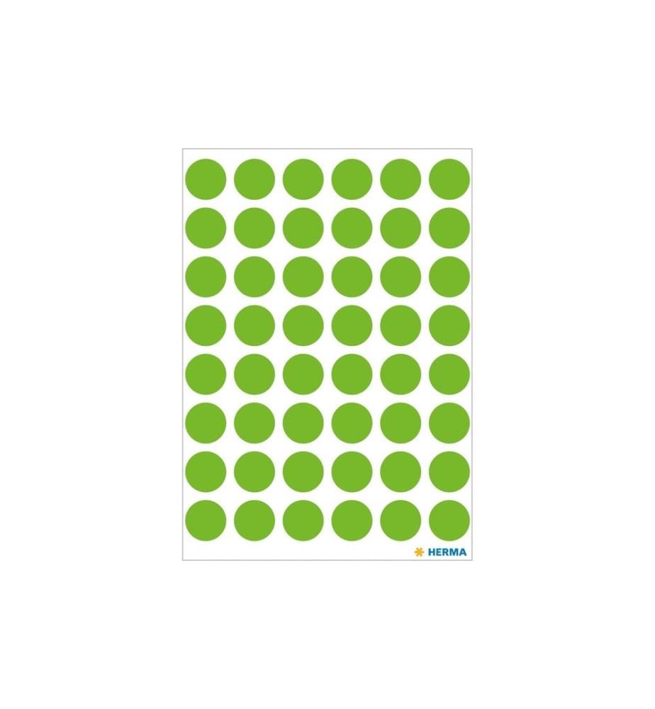 HERMA - Stickers Klebepunkte Vario Ø 13 mm, Grün