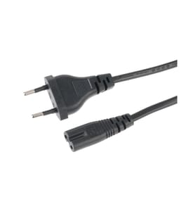 DIGGELMANN - Netzkabel 1 m C7 - T26 Schwarz