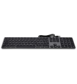 LMP - Clavier USB Grande inscription Gris
