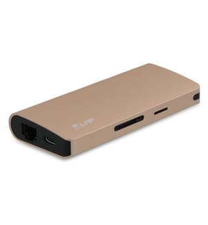 LMP - Station d'accueil USB-C Travel Dock doré