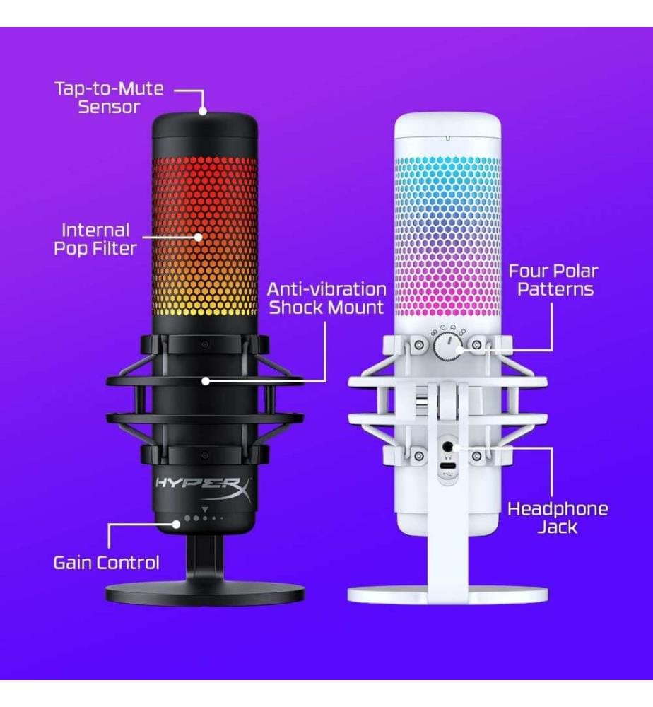 HYPERX HyperX QuadCast S RGB USB Condenser Mic… DeinDeal