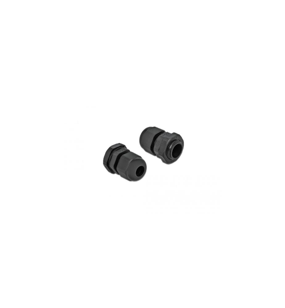 DELOCK - Presse-étoupe PG9, 19 mm 10 pièces, noir