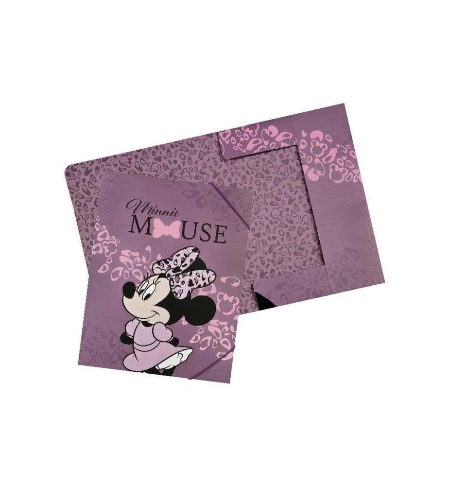 UNDERCOVER - Gummibandmappe A4 Minnie Mouse Dunkelrosa