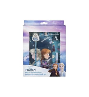 UNDERCOVER - Bloc-notes Frozen 11.8 x 17.7 cm, Vierge, Bleu/Violet