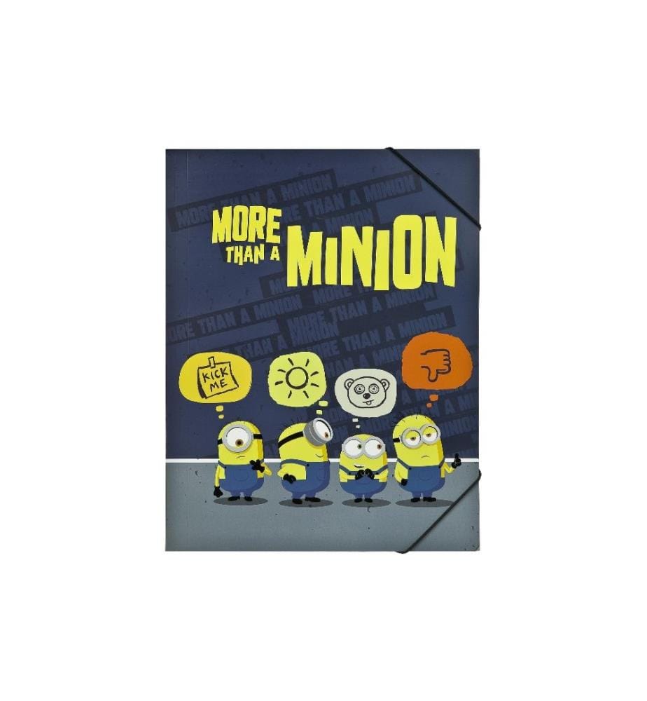 UNDERCOVER - Gummibandmappe A4 Minions Dunkelblau/Gelb