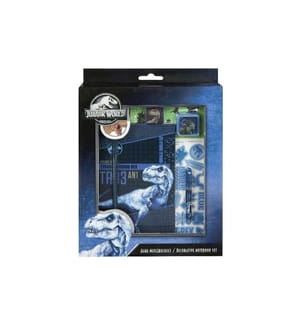 UNDERCOVER - Bloc-notes Jurassic World 11.8 x 17.7 cm, Vierge, Bleu