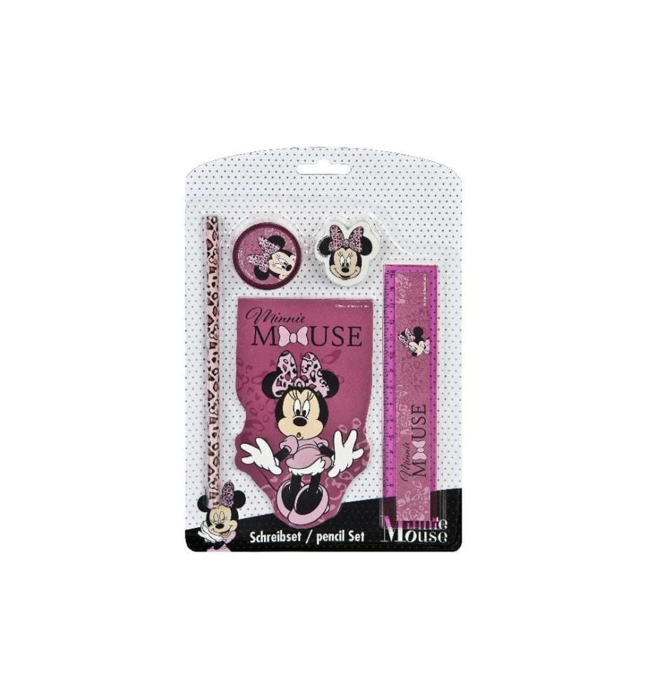 UNDERCOVER - Ensemble d'écriture Minnie Mouse 5 pièces