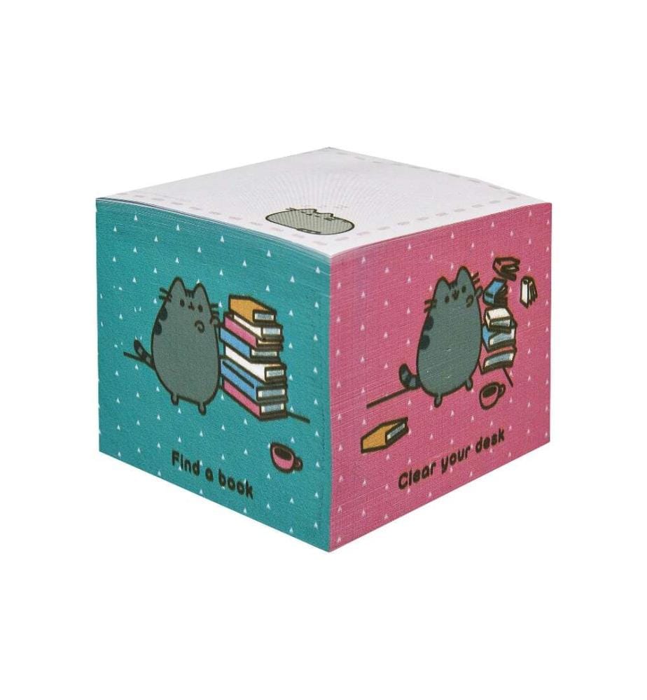 UNDERCOVER - Notizzettel Pusheen 6 x 6 cm, Grün/Rosa
