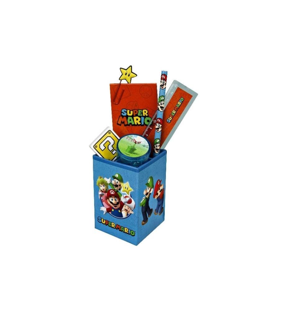 UNDERCOVER - Pot à crayons filled 7-piece Super Mario